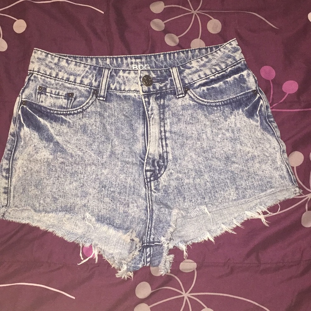 Denim shorts